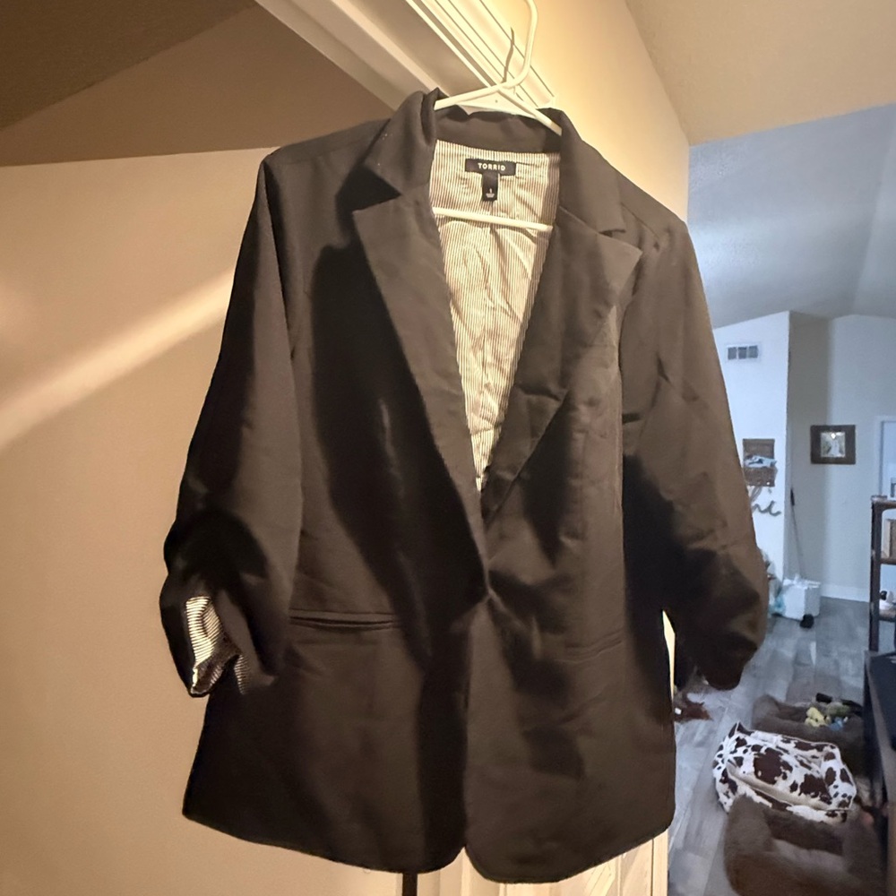 Torrid Classic Black Blazer